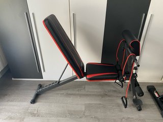 Lote Gimnasio: Bicicleta, Banco y Pesas