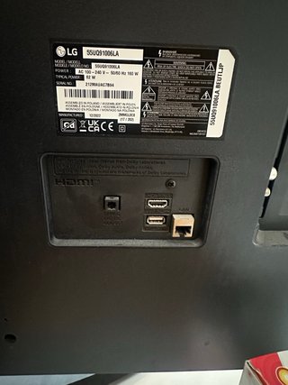 TV LG 55 Negra