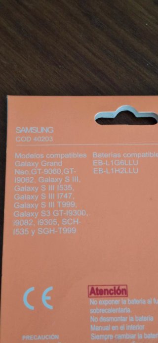 Batería DSK Samsung Galaxy S III i9300