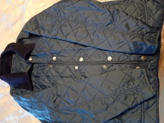 Chaqueta acolchada azul talla S