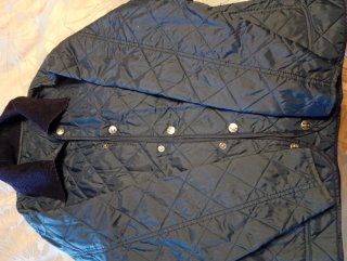 Chaqueta acolchada azul talla S