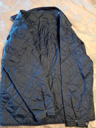 Chaqueta acolchada azul talla S
