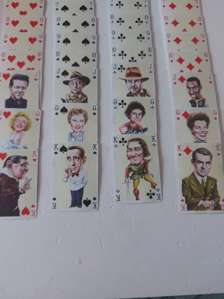 Carte da gioco CIAK Modiano cinema anni 80