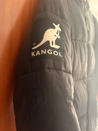 Abrigo largo negro Kangol