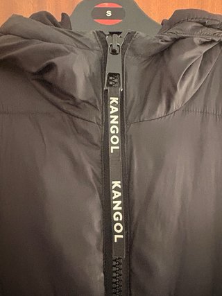 Abrigo largo negro Kangol