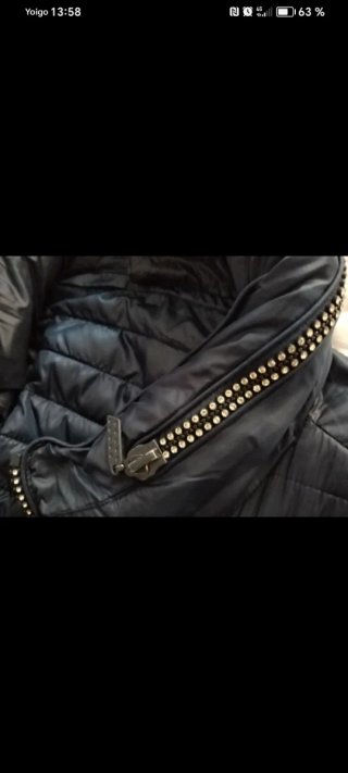 Chaqueta acolchada azul