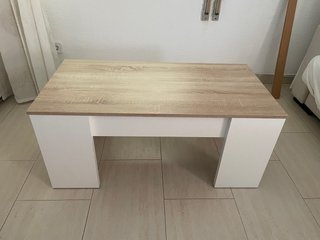 Mueble TV con estanterías y mesa elevable