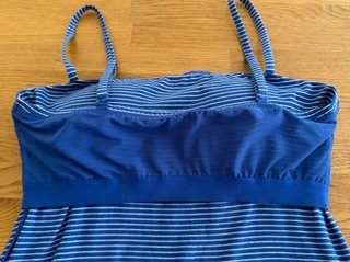 Vestido Uniqlo rayas azul y blanco