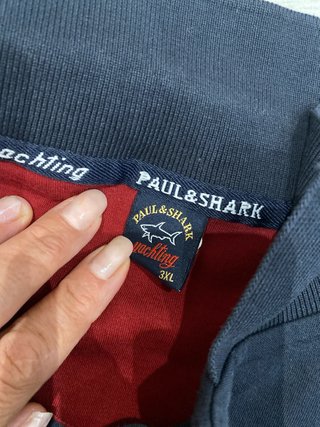 Polo Paul & Shark uomo blu e rosso