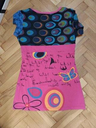 Camiseta M Manga Corta Multicolor