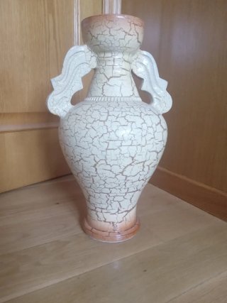 Jarrón de cerámica chino 50cm Años 70