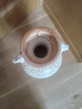 Jarrón de cerámica chino 50cm Años 70