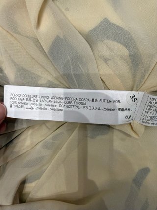 Vestido Massimo Dutti Halter estampado safari