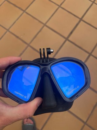 Gafas Snorkel Soporte GoPro Tempered