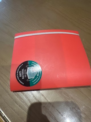 Funda Porta Mascarillas Anti Bacterial Roja