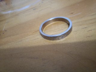 Anillo Louis Vuitton Monogram Plata