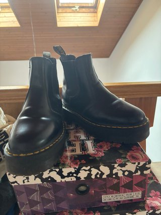 Botines Dr. Martens plataforma negros Talla 36