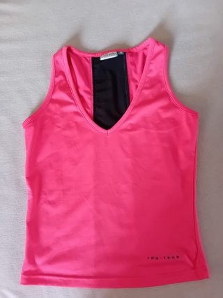 Top deportivo mujer lycra rosa