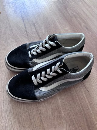 Zapatillas Vans Mujer Negro/Gris