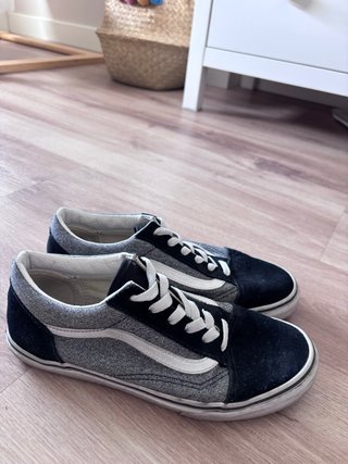 Zapatillas Vans Mujer Negro/Gris