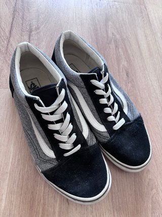 Zapatillas Vans Mujer Negro/Gris