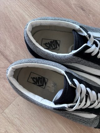 Zapatillas Vans Mujer Negro/Gris