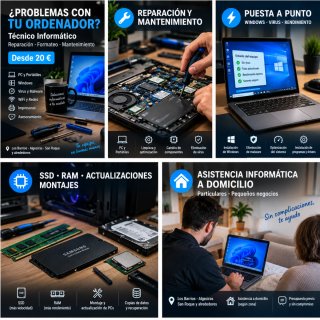Técnico Informático | Reparación PC y Portátiles
