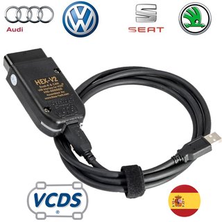 Diagnóstico VAGCOM VEX V2- Audi VW Seat Skoda