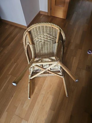 Silla Butaca Mimbre Ratan
