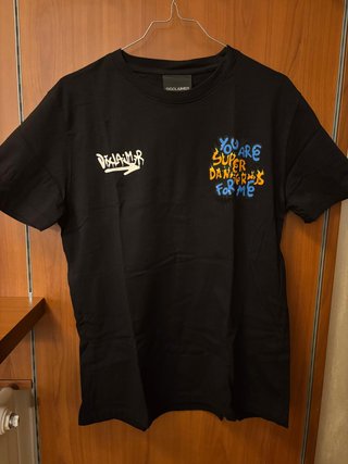 n. 3 T-shirt Disclaimer con stampe