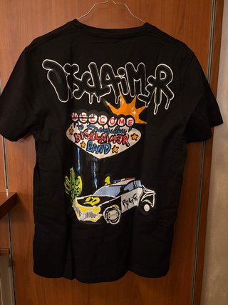 n. 3 T-shirt Disclaimer con stampe
