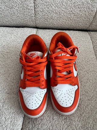 Nike Dunk Low Naranja y Blanca