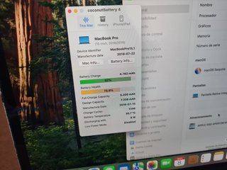 APPLE MacBook Pro 2019 i7 16 GB SSD 512 GB Radeon