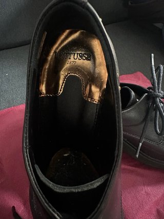 Zapatos Lottusse tipo Blucher Piel Vacuno Negro