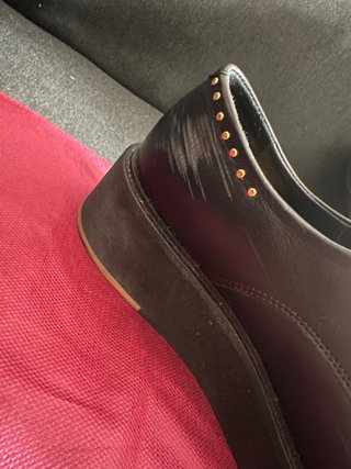 Zapatos Lottusse tipo Blucher Piel Vacuno Negro