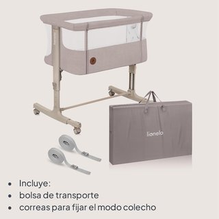 Cuna 3 en 1 hasta 9 kg lionelo Aurora