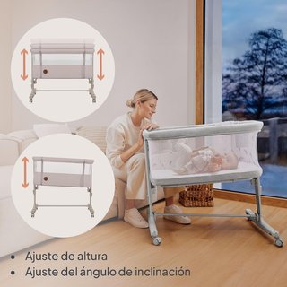 Cuna 3 en 1 hasta 9 kg lionelo Aurora