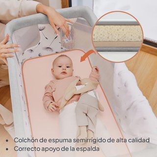 Cuna 3 en 1 hasta 9 kg lionelo Aurora