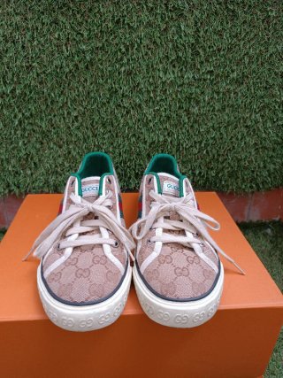 Zapatillas Gucci Beige y Verde