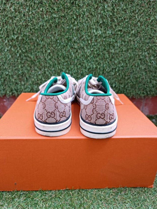 Sneakers Gucci Beige e Verde (usato)