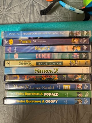 Lote 10 Películas DVD Disney y Dreamworks