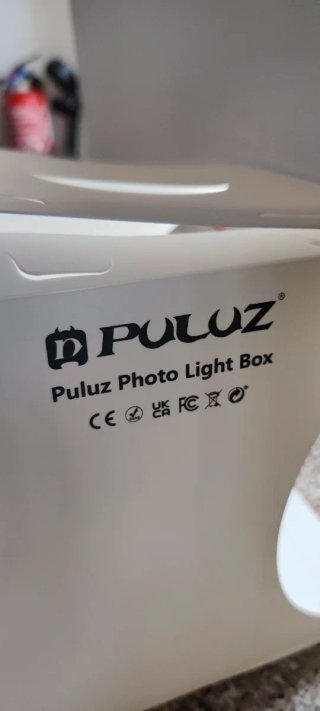 Caixa de fotografia com luzes LED