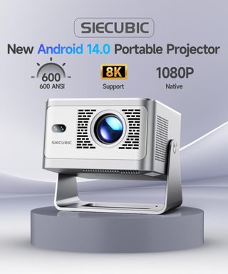 SIN ABRIR Proyector WiFi6 + Bluetooth 5.4 600ANSI