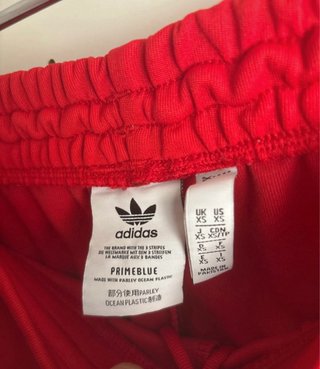 Pantalón Chándal Adidas Rojo