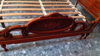 Estructura cama madera (somier, cabecero, pies)