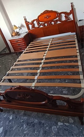 Estructura cama madera (somier, cabecero, pies)
