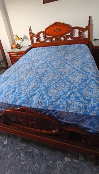 Estructura cama madera (somier, cabecero, pies)