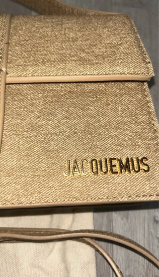 Bolso Jacquemus Beige/Dorado