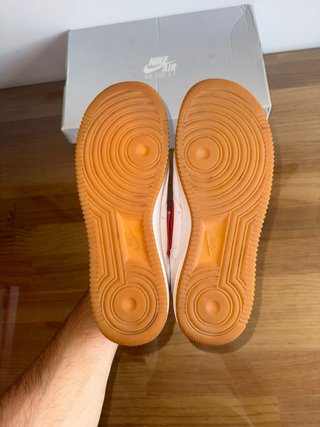 Nike Air Force 1 Blancas Rojas 41