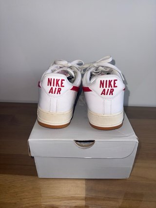 Nike Air Force 1 Blancas Rojas 41
